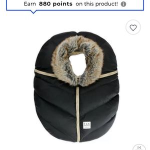 7am Enfant Car Seat Cocoon in black